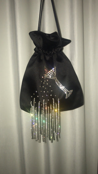 Black Nano Trilly Cocktail Pouch