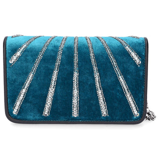 Blue velvet Ginny Heart Cupid