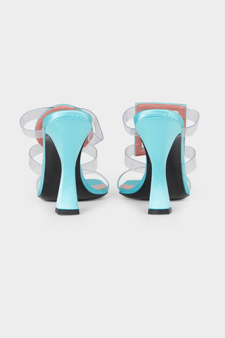 Blue PVC Hoya Heels