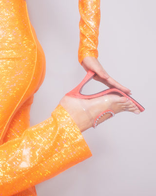 Coral PVC Hoya Heels