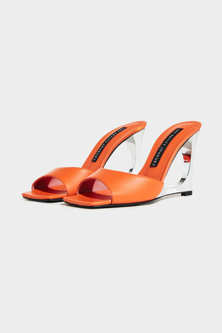Orange Lola Mule