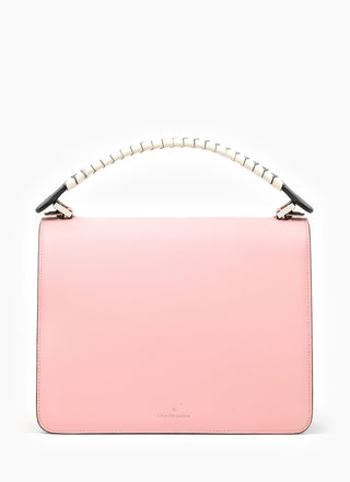 Pink & White Canneté Pixie Bag