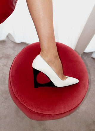 White Artemis Pumps