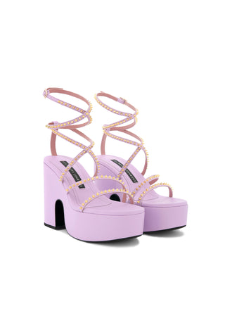 Lilac Studs Bianca Platform