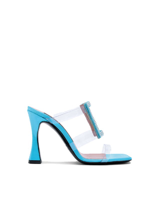 Blue PVC Hoya Heels