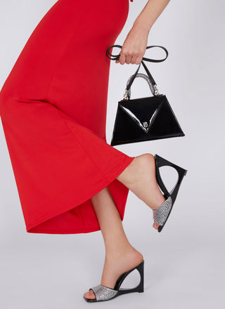 Black Crystal Lola Mule