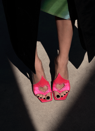 Pink Jerry Heart Sandal