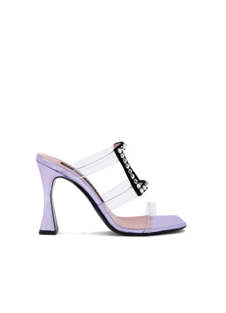Lilac PVC Hoya Heels