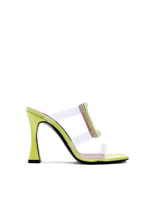 Lime PVC Hoya Heels