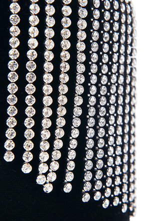 Black Baby Olivia Crystals Bag