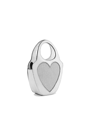 Silver Heart Bag