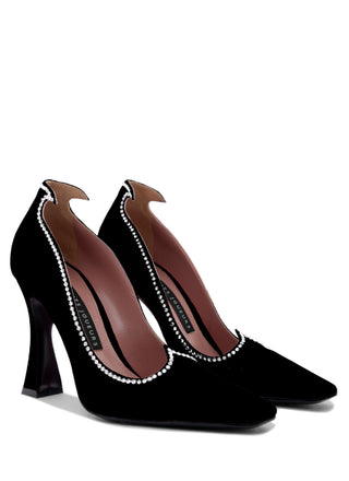 Black Crystal Taya Pump