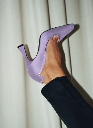 Lilac Crystal Taya Pump