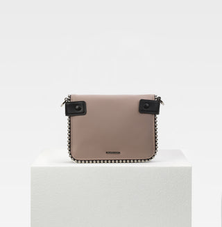 Bibi Tricolor Strap Fur Metal Piping