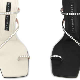 Black Amanda Mirror Sandal